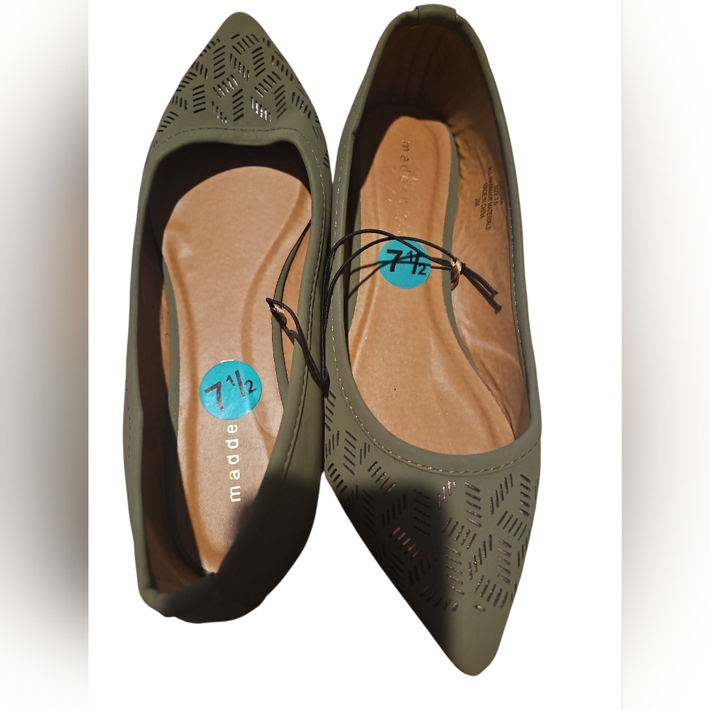Madden Girl Olive Green Women's Flats